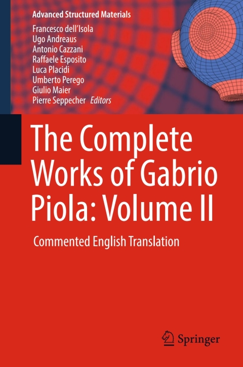 Cover image for book The Complete Works of Gabrio Piola: Volume II