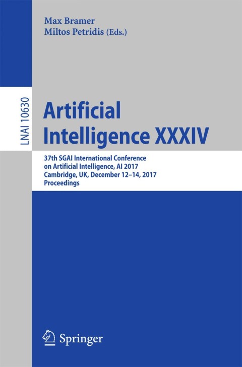 Cover image for book Artificial Intelligence XXXIV