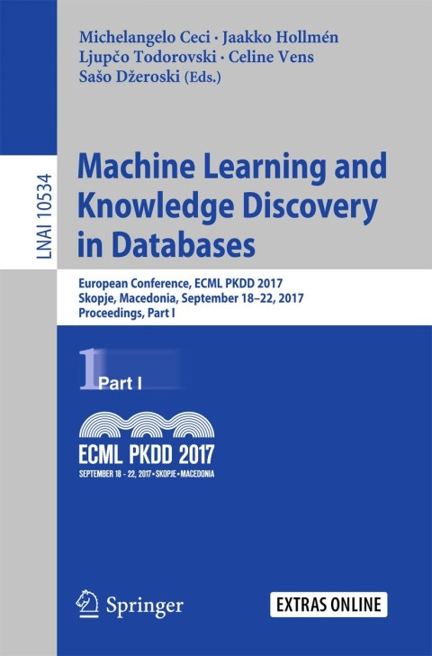 Cover image for book Machine Learning and Knowledge Discovery in Databases
