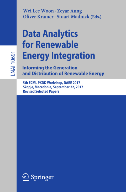 Cover image for book Data Analytics for Renewable Energy Integration: Informing the Generation and Distribution of Renewable Energy