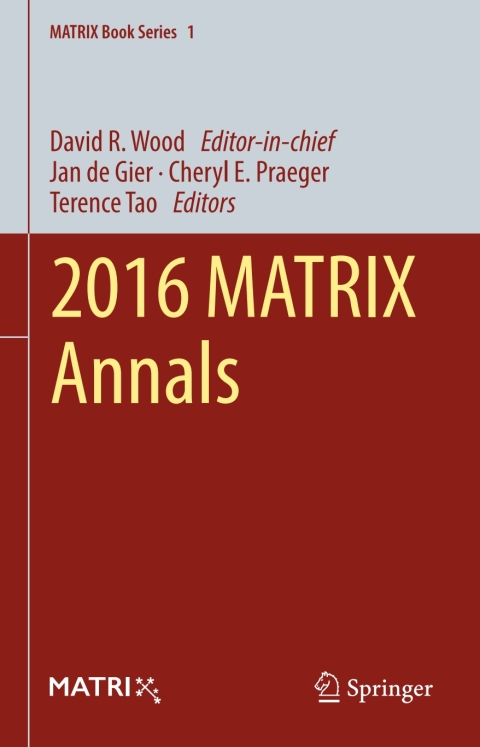 Cover image for book 2016 MATRIX Annals