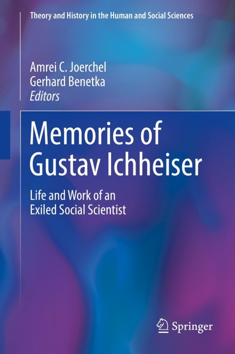 Cover image for book Memories of Gustav Ichheiser