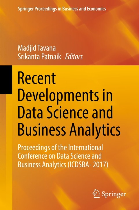 Cover image for book Recent Developments in Data Science and Business Analytics