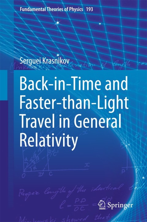 Cover image for book Back-in-Time and Faster-than-Light Travel in General Relativity