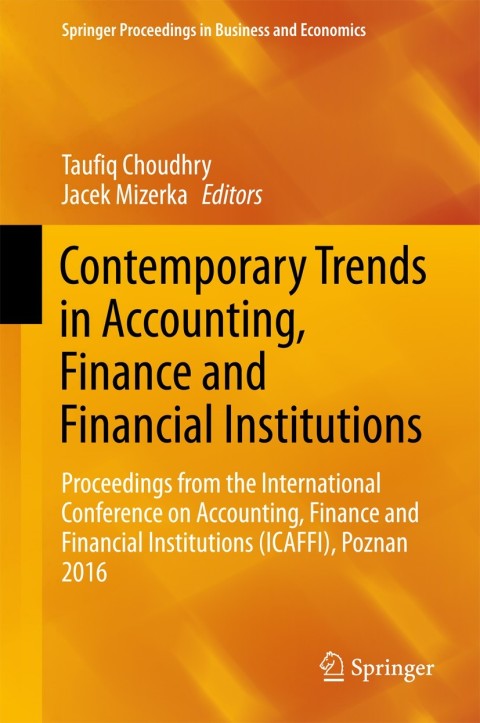 Cover image for book Contemporary Trends in Accounting, Finance and Financial Institutions
