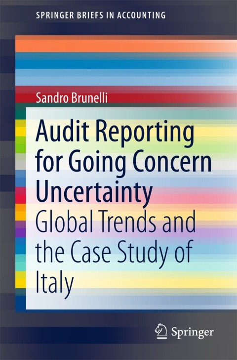 Cover image for book Audit Reporting for Going Concern Uncertainty