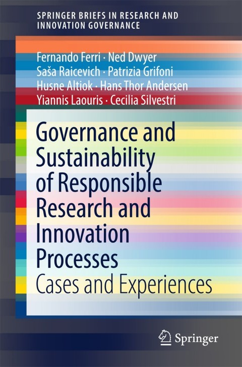 Cover image for book Governance and Sustainability of Responsible Research and Innovation Processes