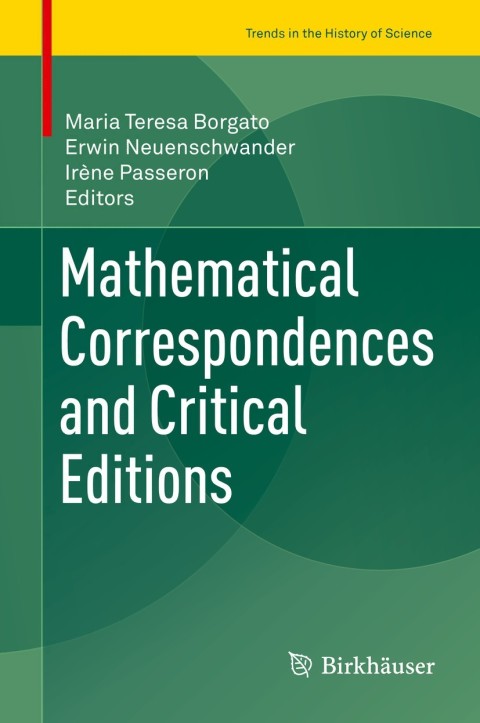 Cover image for book Mathematical Correspondences and Critical Editions
