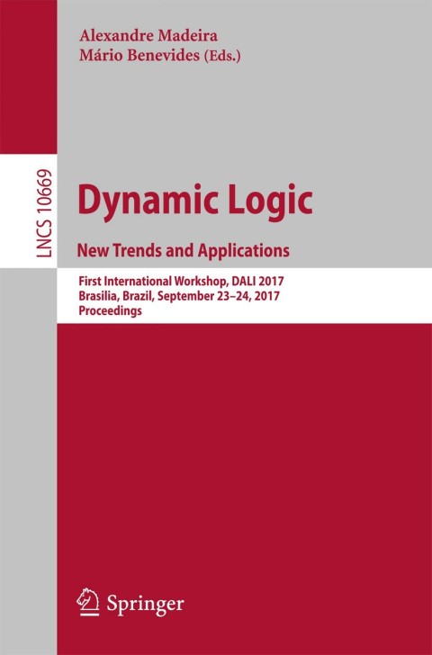 Cover image for book Dynamic Logic. New Trends and Applications