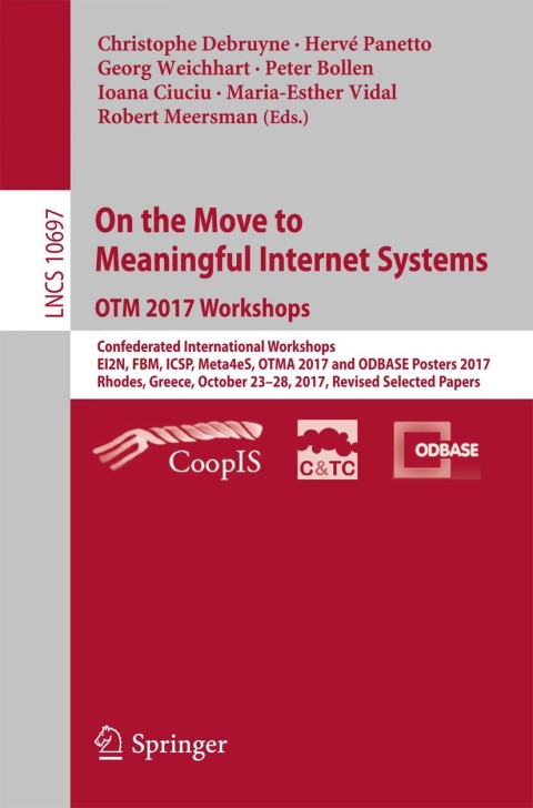 Cover image for book On the Move to Meaningful Internet Systems. OTM 2017 Workshops