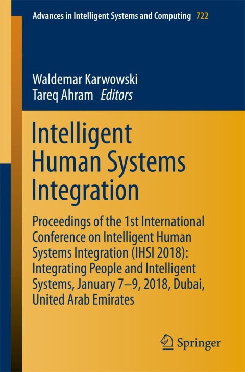 Cover image for book Intelligent Human Systems Integration