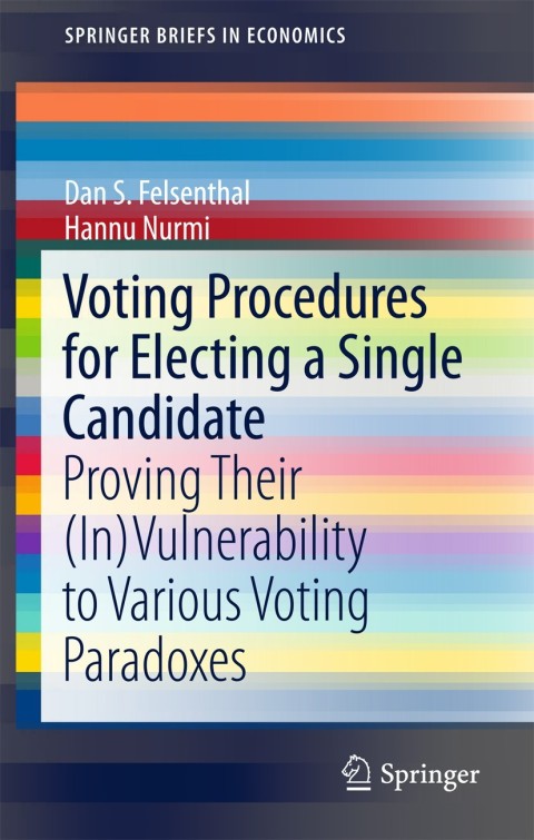 Cover image for book Voting Procedures for Electing a Single Candidate