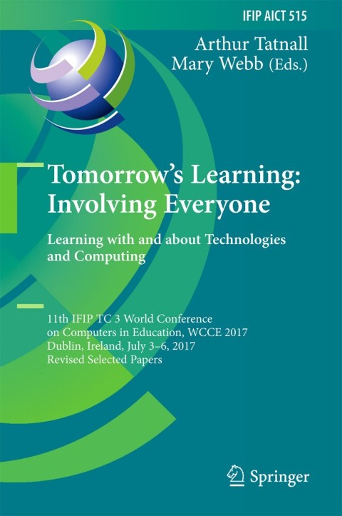 Cover image for book Tomorrow's Learning: Involving Everyone. Learning with and about Technologies and Computing