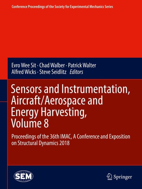 Cover image for book Sensors and Instrumentation, Aircraft/Aerospace and Energy Harvesting , Volume 8