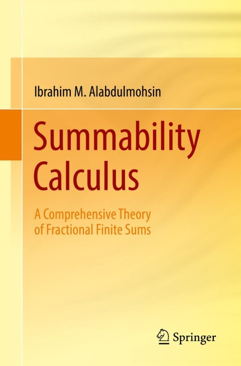 Cover image for book Summability Calculus
