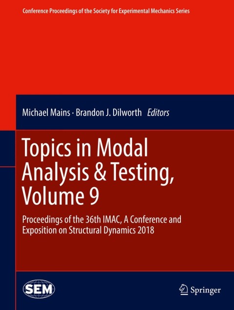 Cover image for book Topics in Modal Analysis & Testing, Volume 9