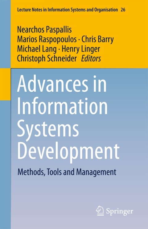 Cover image for book Advances in Information Systems Development