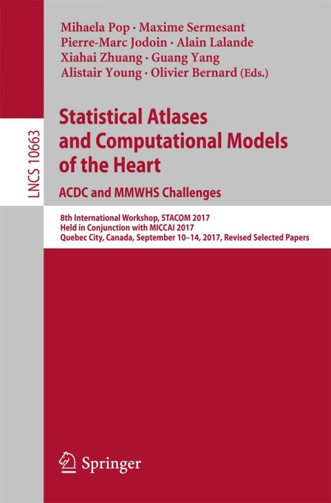 Cover image for book Statistical Atlases and Computational Models of the Heart. ACDC and MMWHS Challenges