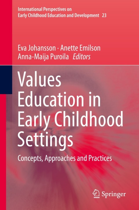 Cover image for book Values Education in Early Childhood Settings
