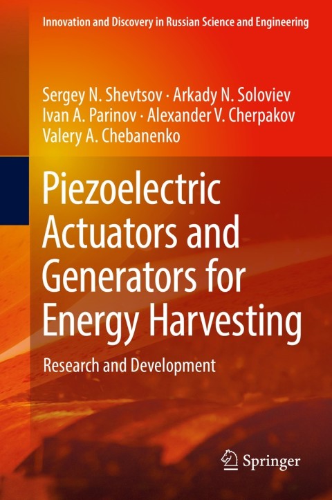 Cover image for book Piezoelectric Actuators and Generators for Energy Harvesting