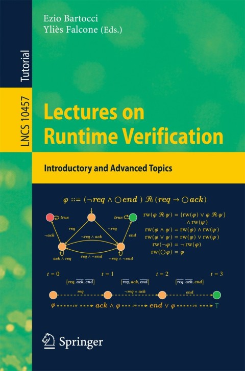 Cover image for book Lectures on Runtime Verification