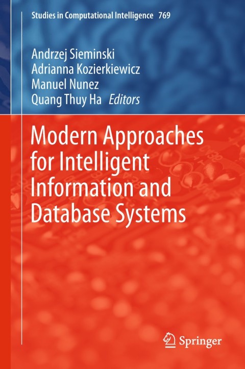 Cover image for book Modern Approaches for Intelligent Information and Database Systems