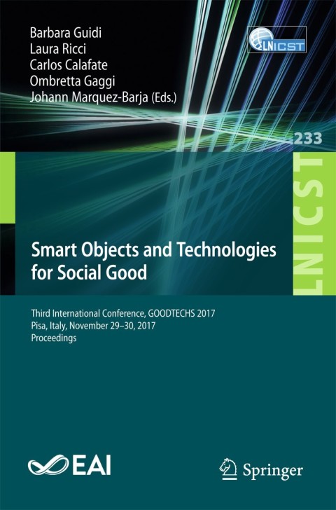 Cover image for book Smart Objects and Technologies for Social Good