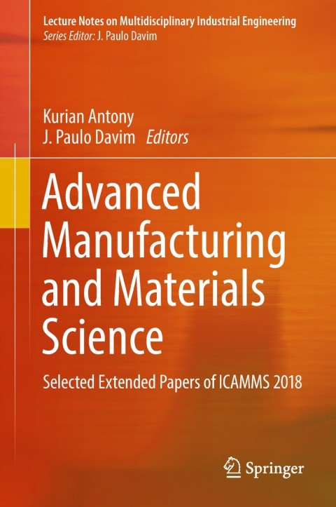 Cover image for book Advanced Manufacturing and Materials Science