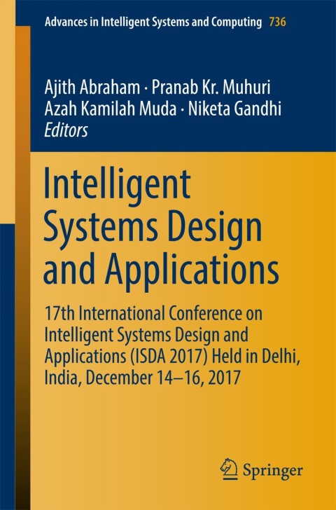 Cover image for book Intelligent Systems Design and Applications