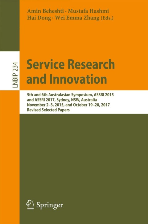 Cover image for book Service Research and Innovation