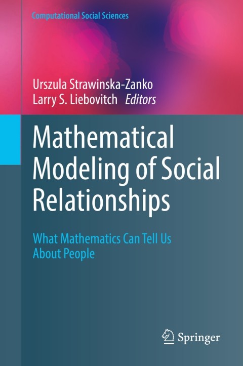 Cover image for book Mathematical Modeling of Social Relationships