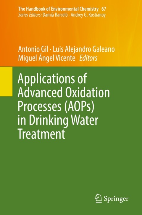 Cover image for book Applications of Advanced Oxidation Processes (AOPs) in Drinking Water Treatment