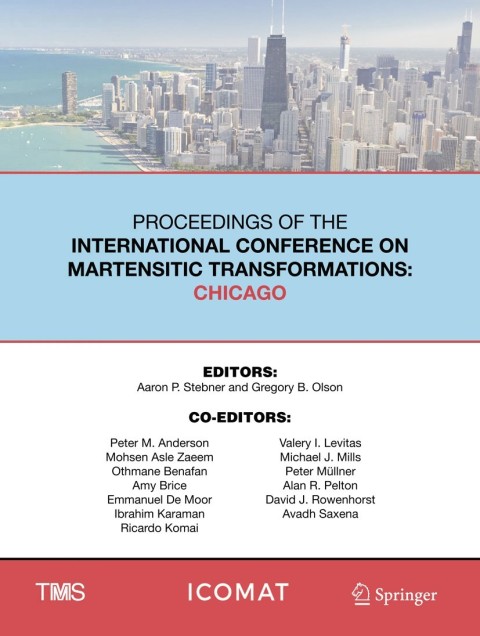 Cover image for book Proceedings of the International Conference on Martensitic Transformations: Chicago