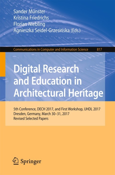 Cover image for book Digital Research and Education in Architectural Heritage