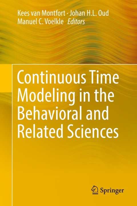 Cover image for book Continuous Time Modeling in the Behavioral and Related Sciences