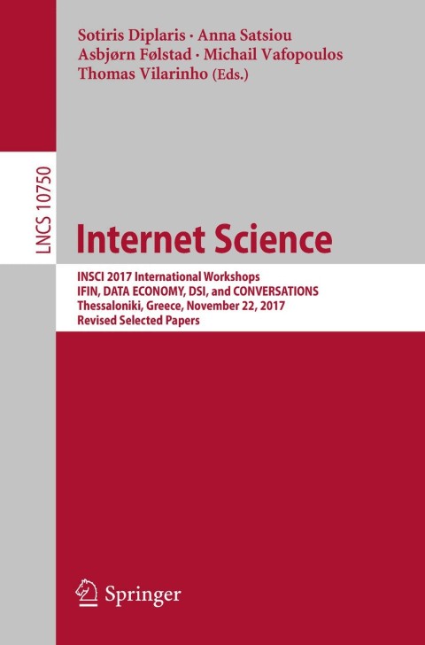 Cover image for book Internet Science