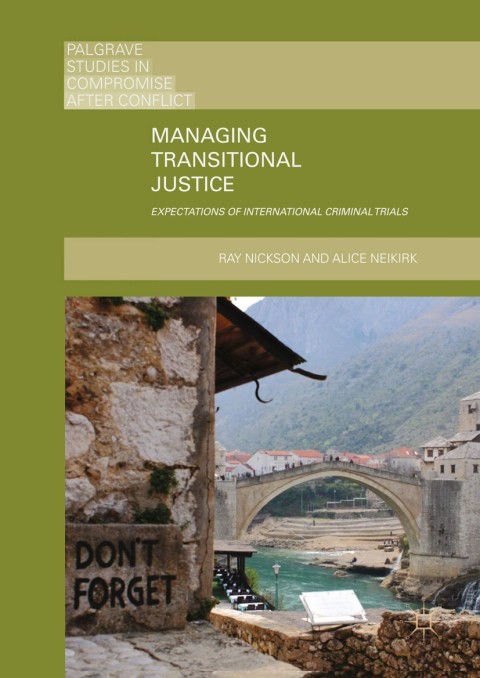 Cover image for book Managing Transitional Justice