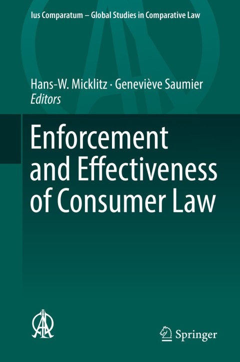 Cover image for book Enforcement and Effectiveness of Consumer Law