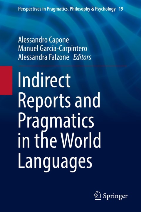 Cover image for book Indirect Reports and Pragmatics in the World Languages