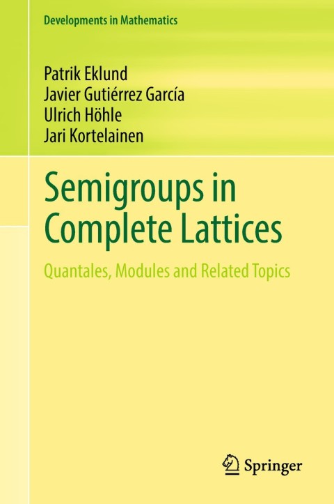 Cover image for book Semigroups in Complete Lattices