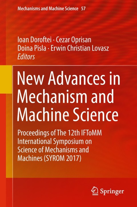 Cover image for book New Advances in Mechanism and Machine Science