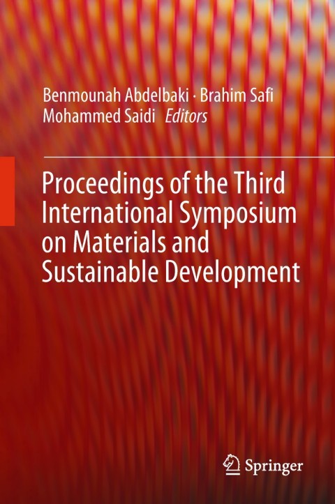 Cover image for book Proceedings of the Third International Symposium on Materials and Sustainable Development