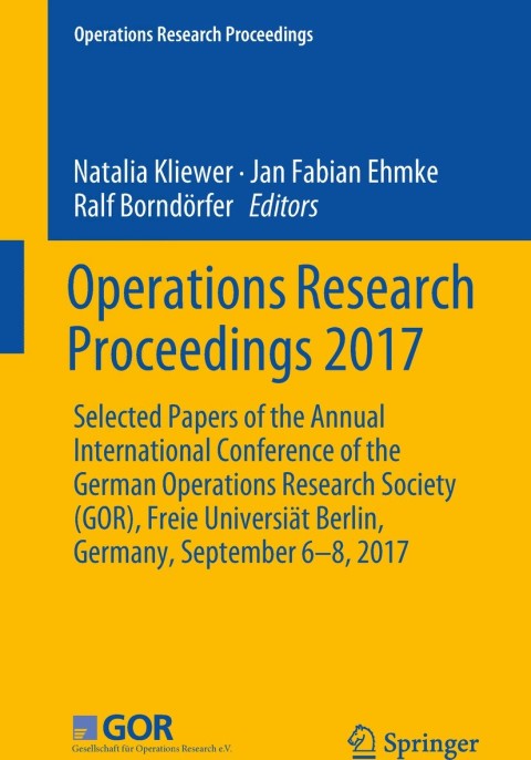 Cover image for book Operations Research Proceedings 2017