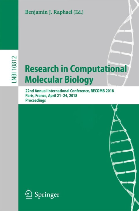 Cover image for book Research in Computational Molecular Biology