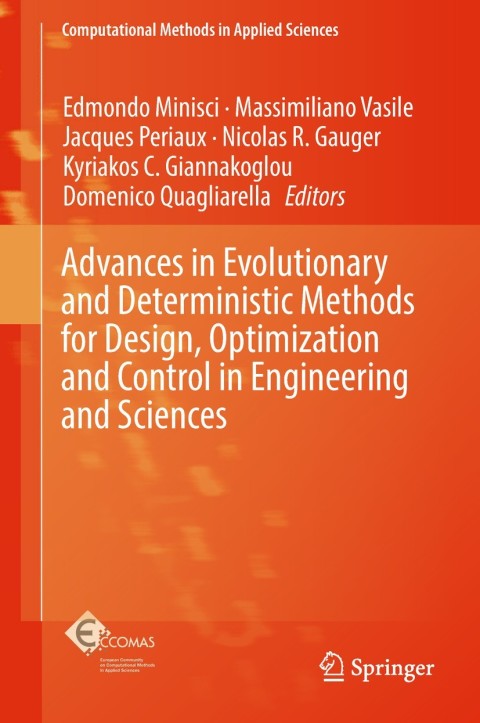 Cover image for book Advances in Evolutionary and Deterministic Methods for Design, Optimization and Control in Engineering and Sciences