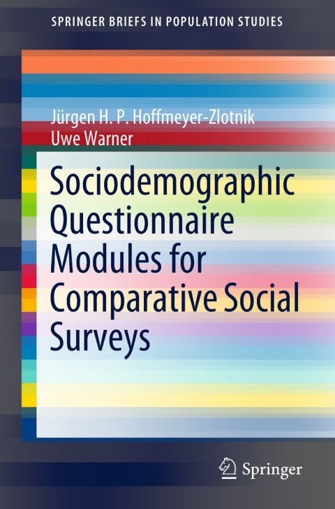 Cover image for book Sociodemographic Questionnaire Modules for Comparative Social Surveys