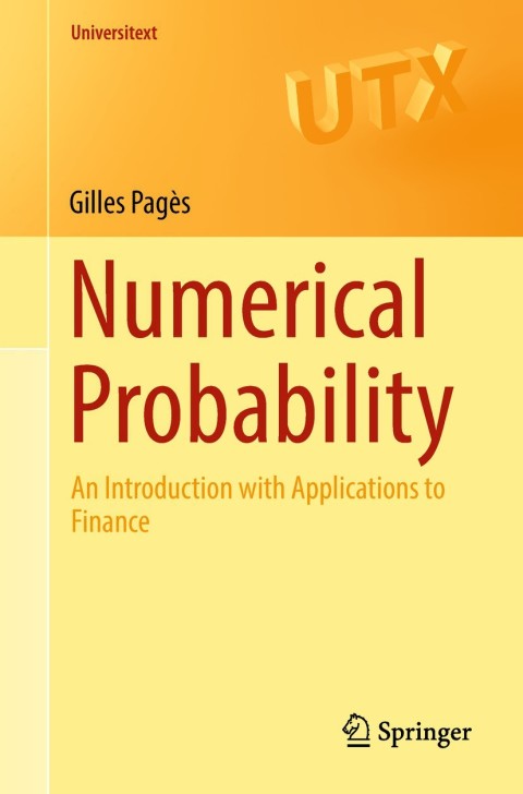 Cover image for book Numerical Probability