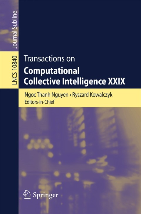 Cover image for book Transactions on Computational Collective Intelligence XXIX