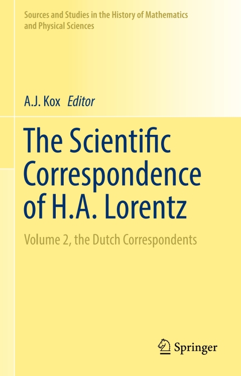 Cover image for book The Scientific Correspondence of H.A. Lorentz