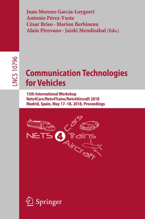 Cover image for book Communication Technologies for Vehicles